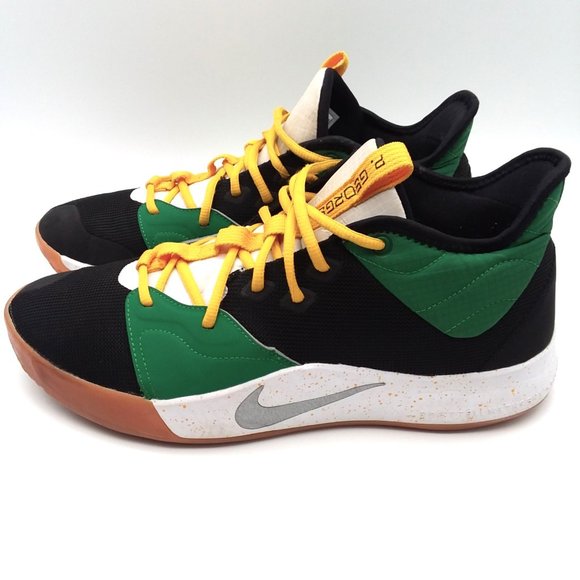 Nike Other - Nike Paul George PG Sneakers Men's Size 12 Green Black White Yellow AV7928-991